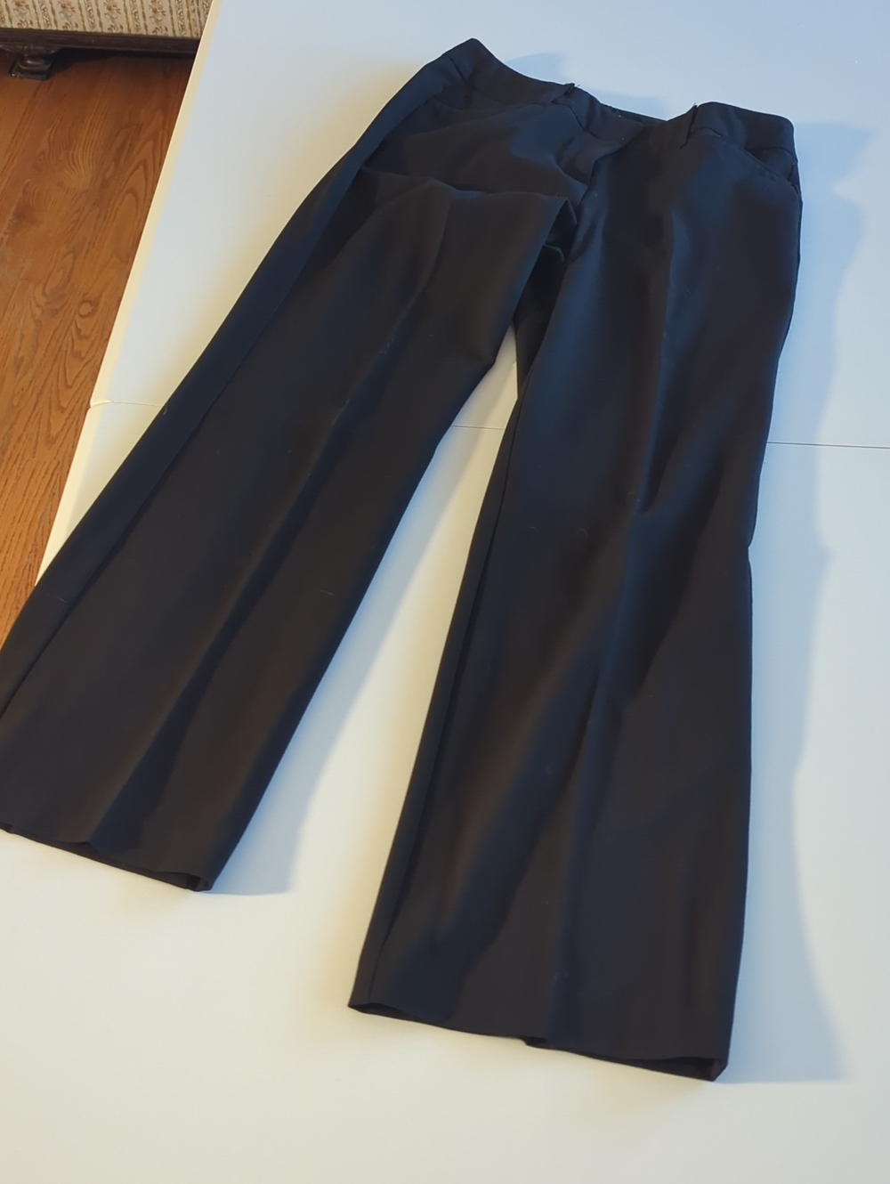 New York & Company Black Wide-Leg Trousers